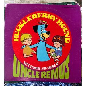 Vintage Huckleberry Hound Album With Stories And Songs From Uncle Remus Record 1